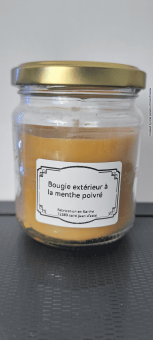 Bougie exterieur Menthe poivré 