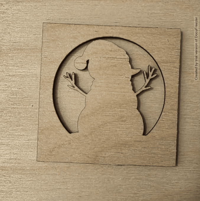 décoration bonhomme de neige 