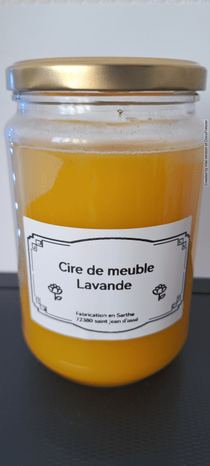 Cire de meuble à la Lavande 500Gr 