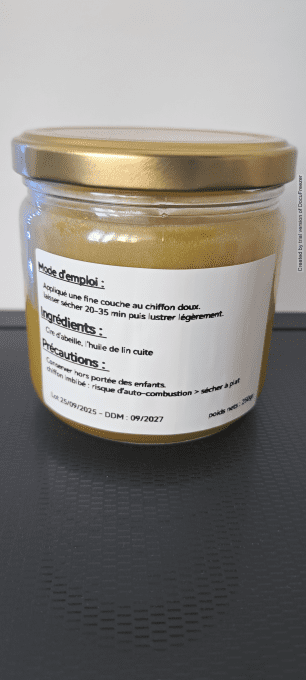 Cire de meuble Nature 250Gr 