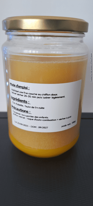 Cire de meuble nature 500Gr 