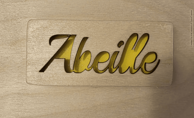 porte prénoms en bois 